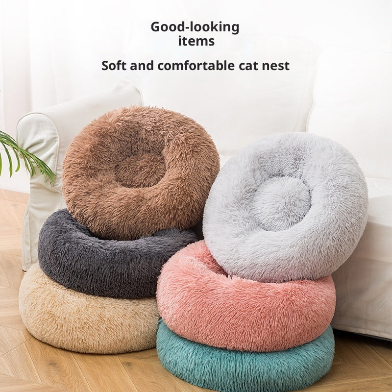 Warm Snuggle Pet Bed for Happy Paws