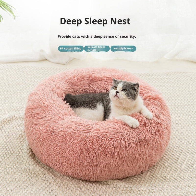 Warm Snuggle Pet Bed for Happy Paws