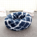 Cozy Plush Round Pet Bed for Dogs & Cats
