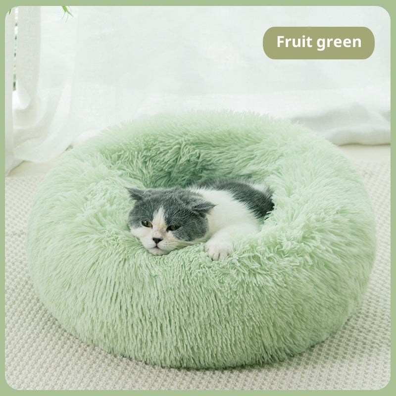 Warm Snuggle Pet Bed for Happy Paws