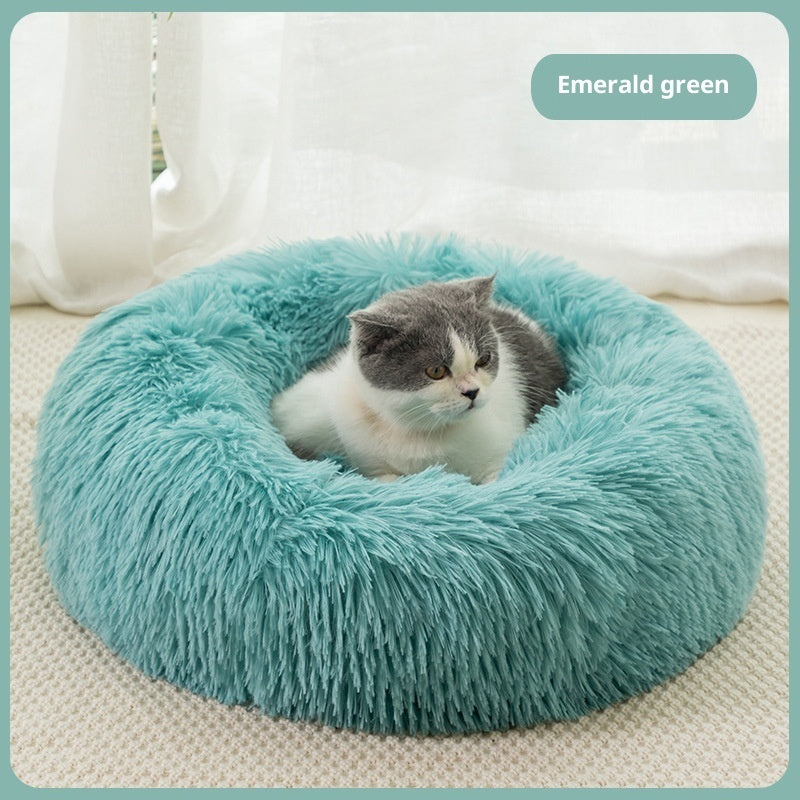 Warm Snuggle Pet Bed for Happy Paws